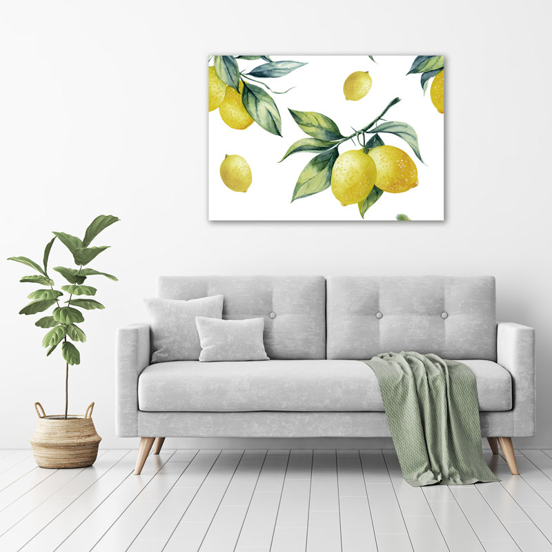 Lemons - Wrapped Canvas Print