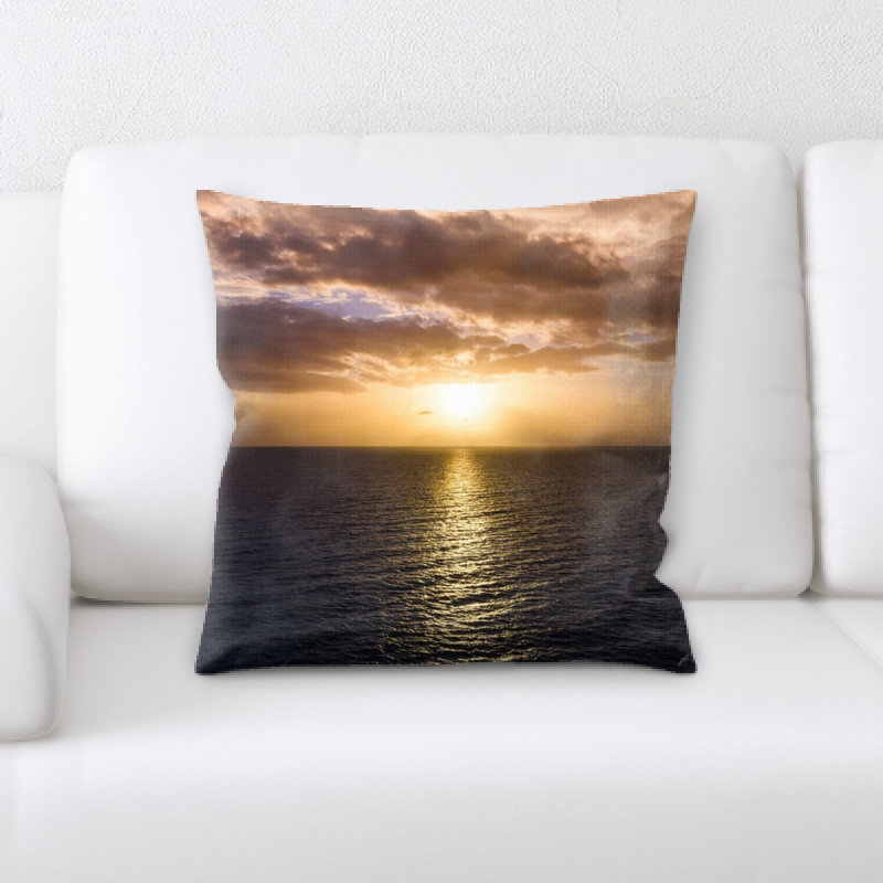 Coussin coucher de soleil