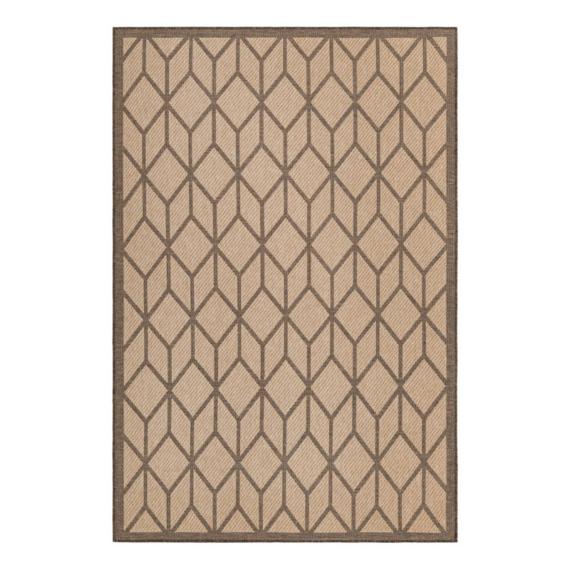 Geometric Indoor Rug, Rectangle 6'3" x 9'
