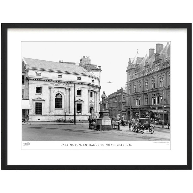 Darlington, Entrance To Northgate 1926 by Francis Frith - Single Picture Frame Print, 28cm H x 36cm W x 2.3cm D
