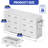 Multi-Functional 6 - Drawer Dresser with Power Outlets & Spacious Storage-1864580834