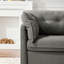 Fauteuil d'appoint simple en chenille de style moderne avec méridienne et canapé-lit pour salon, chambre à coucher-86965738