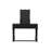 Modern Bedroom Vanity In Black With Stool, 3 - Drawer Table And Foldable Mirror, Pine Frame, Particle Board , 43"X19"X54" Size Contemporary W/ Drawers Wood, Veneer, 43X19x54 Inches-814792230