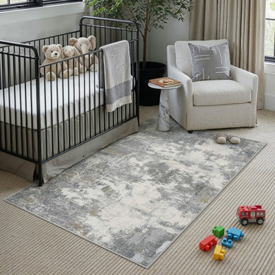 Tapis abstrait moderne Arden