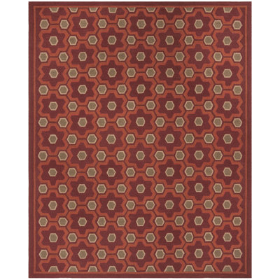 Puzzle Martha Stewart Wool Pile Geometric Rug