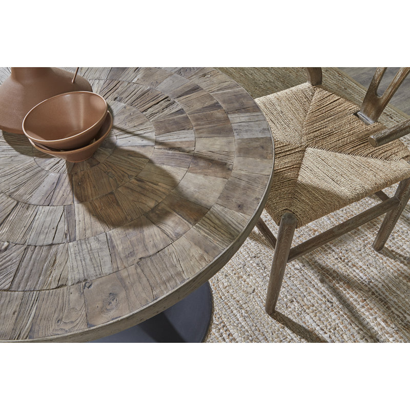 Round Solid Wood Dining Table