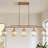 Barela 5 - Light 47"W Large Kitchen Island Linear Pendant UL Certified