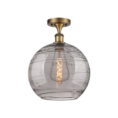 Plafonnier semi-encastré 1 lumière Wager