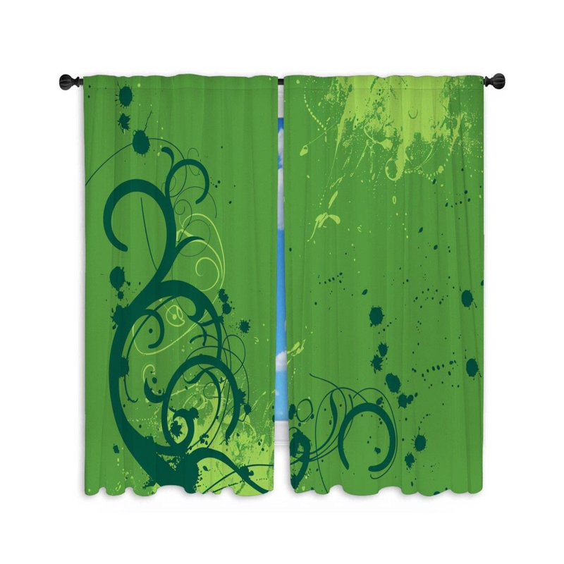 Paire de rideaux obscurcissant en polyester Hery, L 40 po x L 63 po