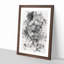 The Proud Lion - Picture Frame Graphic Art-56924169-56924174