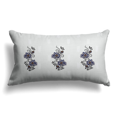 Floral Luminosity  Rectangular Throw Pillow