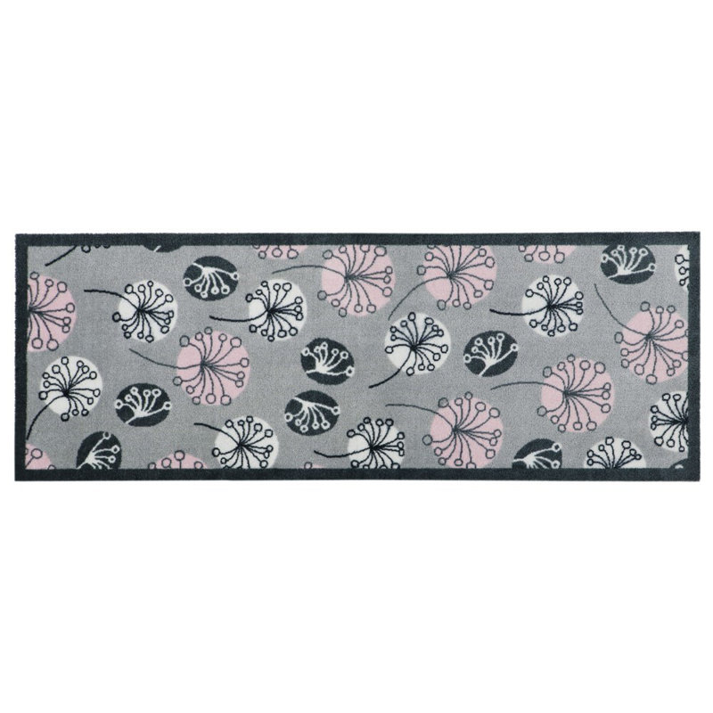 Non-Slip Floral Indoor Doormat, Rectangle 57cm W x 150cm L