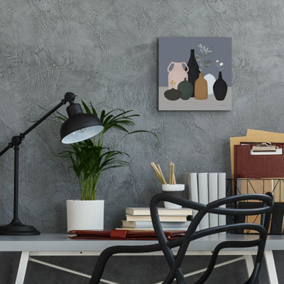  «Simple Vessels 1» par Danhui Nai, art mural en verre acrylique, 12 po x 12 po