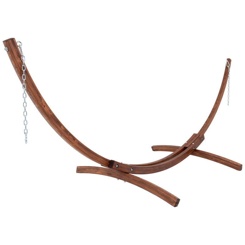 Support de hamac standard Sadina, Brun, 46" H x 127" W x 46" D