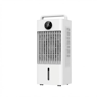 Climatiseur portatif à évaporateur portatif, touche tactile et télécommande, oscillation 90 ° + 90 °, écran DEL, 45 W écoénergétique, réservoir d'eau 10 L, 120 V / 60 Hz