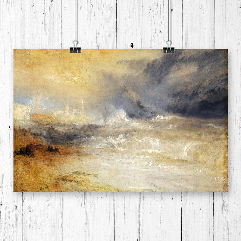 J.M.W. Turner - No Frame Painting, 29.7cm H x 42cm W