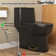 DeerValley Ursa Modern Toilet Elongated One-Piece Toilet with High Efficient Flush and Fully Glazed Design(Seat Included)