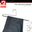 Cintre standard en métal antidérapant pour jupe / pantalon-75037620