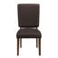 Ensemble de chaises de salle à manger en tissu 2 pièces
