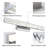 Deleyza LED CHROME Crystal Vanity Light-1601343212