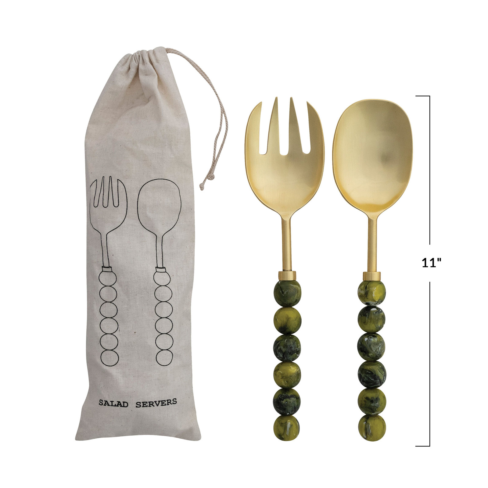 Stainless Steel Salad Servers