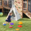 AIYAPLAY Balance Stepping Stones for Kids, 6-Piece Non-Slip River Stones