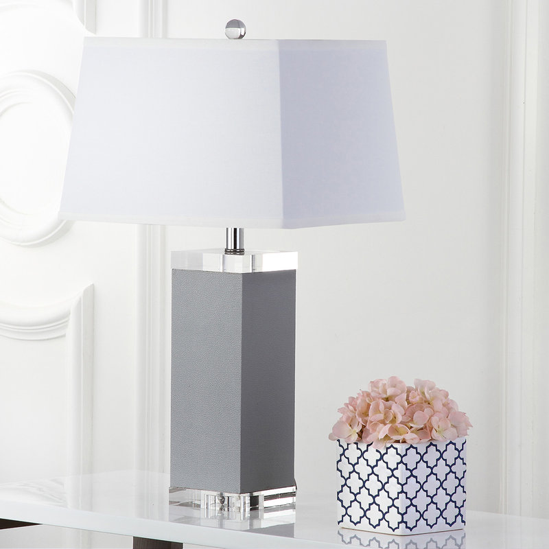 Beartree Fabric Table Lamp, Gray