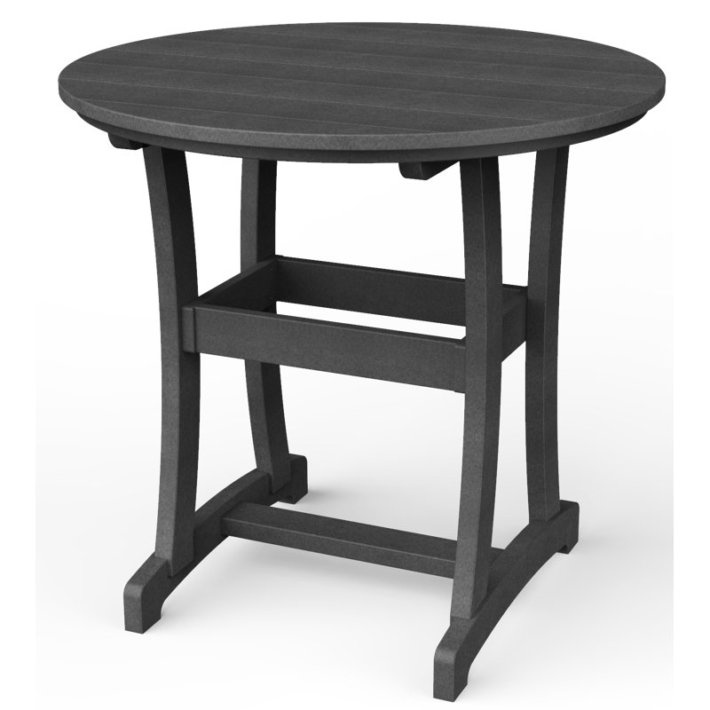 Table de bar Stella, H 42 po x l 42 po x P 42 po, Gris