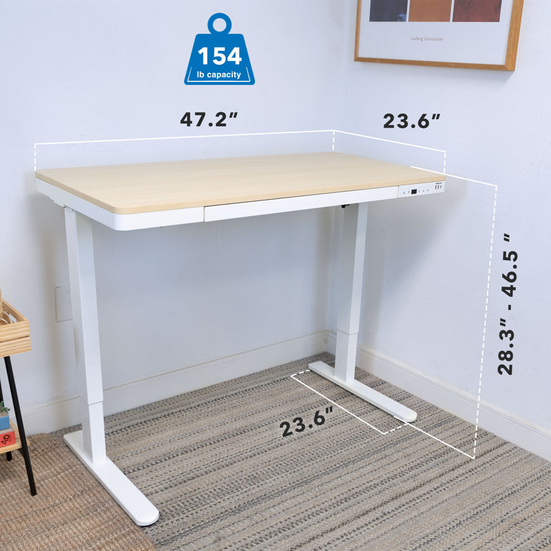 Bureau pour travailler debout à hauteur réglable
