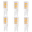 40 Watt Equivalent, G9 LED, Dimmable Light Bulb, (3000K) G9/Bi-Pin Base