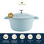 MasterClass Cast Aluminum Round Casserole-124594721-124594731