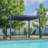 Yardgrace 10 ft. x 12 ft. Aluminum Louvered Pergola with Adjustable Roof and Integrated Drainage System