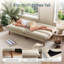 Futon convertible en velours côtelé 71 po Tor Lawrence-130622584