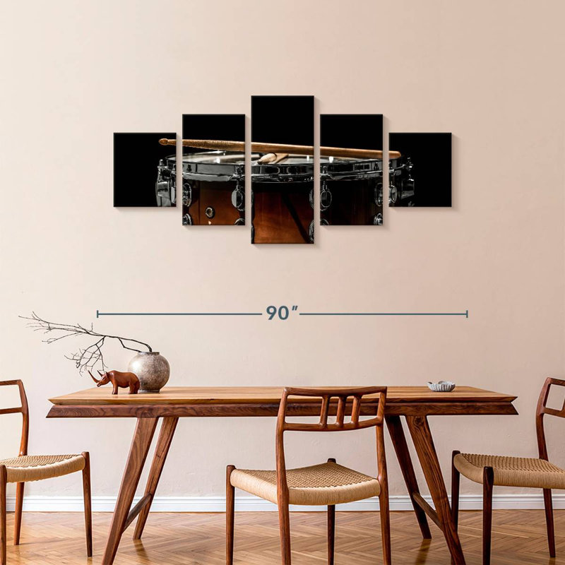 Tambour musical, H 36 po x l 80 po