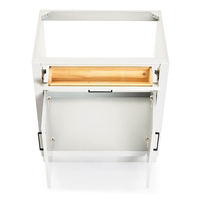 Base de meuble-lavabo simple 30 po Osoria, Blanc