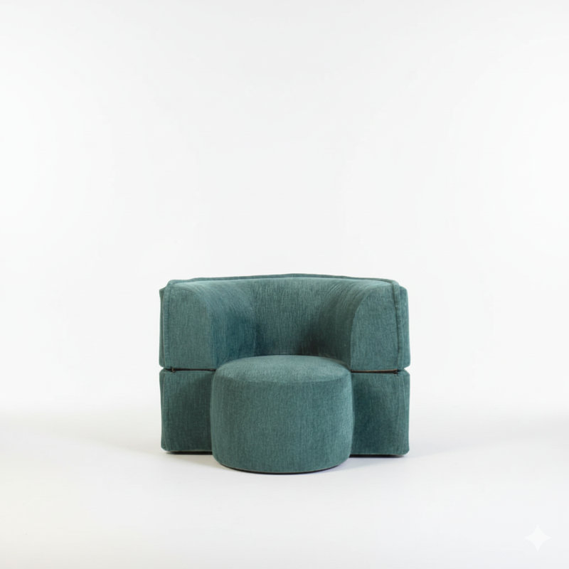 Fauteuil Soft Island, Sarcelle
