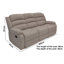Sylvanas 3+2 Sofa Set Recliner Beige