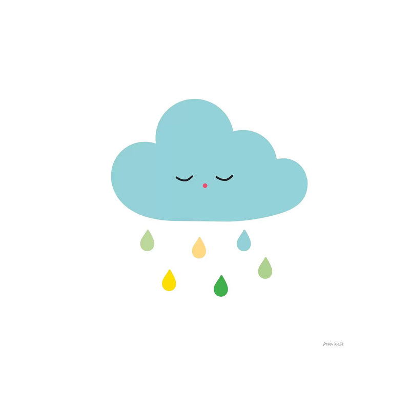 Sleepy Cloud I by Ann Kelle - Wrapped Canvas Gallery-Wrapped Canvas Giclée, 45.72 cm H x 45.72 cm W x 1.91 cm D