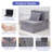 Convertible Sofa Sleeper, Single Size Foldable Floor Couch Bed-436583031-457603357
