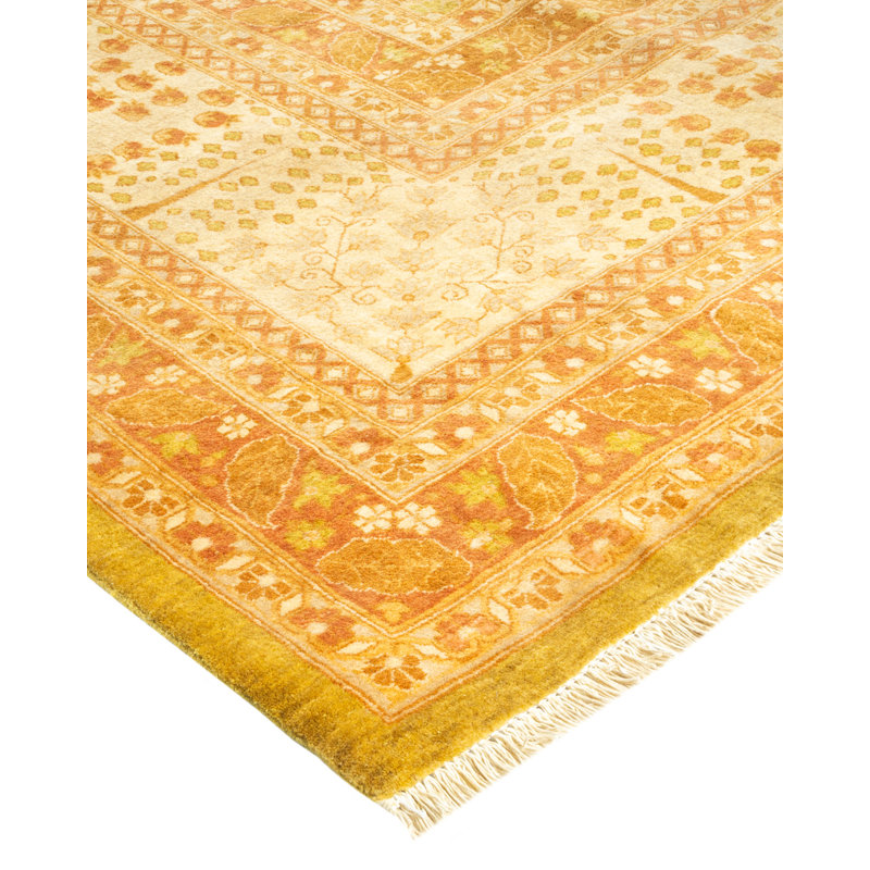 Classic One-of-a-Kind 9' 1" X 12' 6" Hand Knotted Area Rug