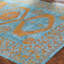 Tribal Elegance Orange/Rust/Grey Hand-Knotted Wool Area Rug-200008131-165057911