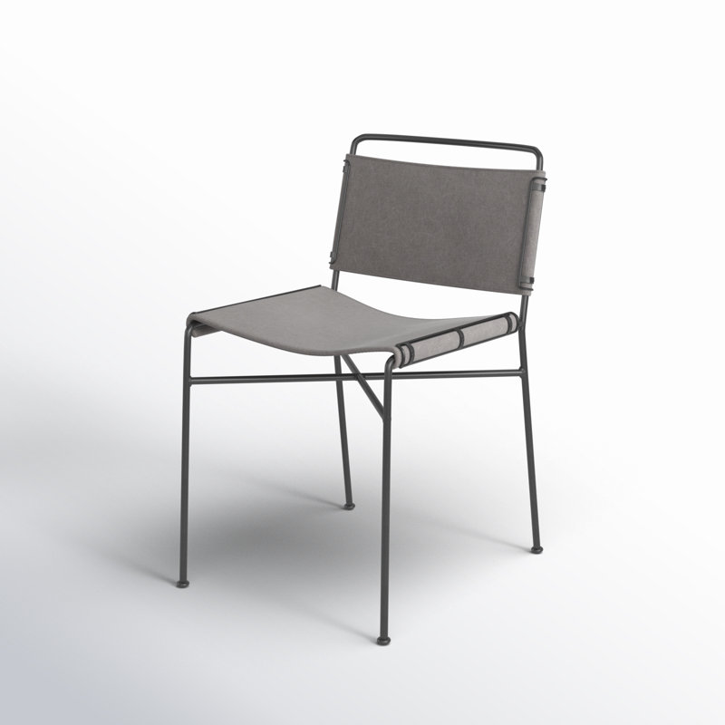 Loralee Upholstered Dining Chair, Black