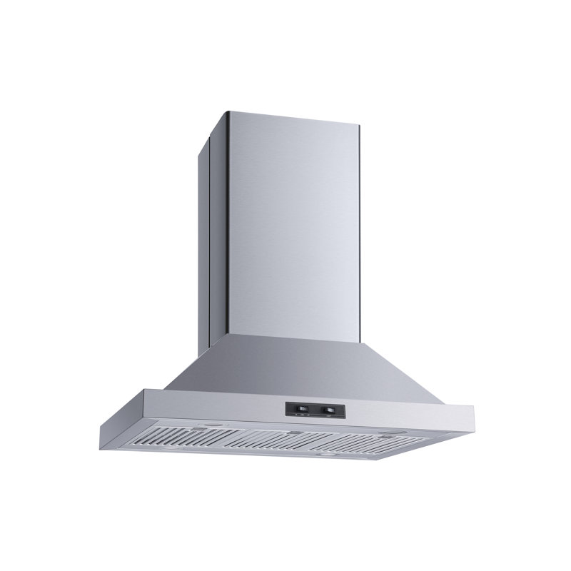  Hotte pour îlot de cuisine convertible H103C Series en acier inoxydable avec filtre inclus