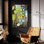  «Bubble Up» par Laura Gibson, art mural en verre acrylique, 24 po x 36 po