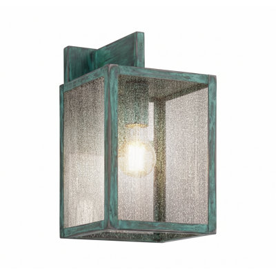 Brass Traditions - Westbrook - 1 Light - 13 inch - Verde Green - Solid Brass - Wall Light