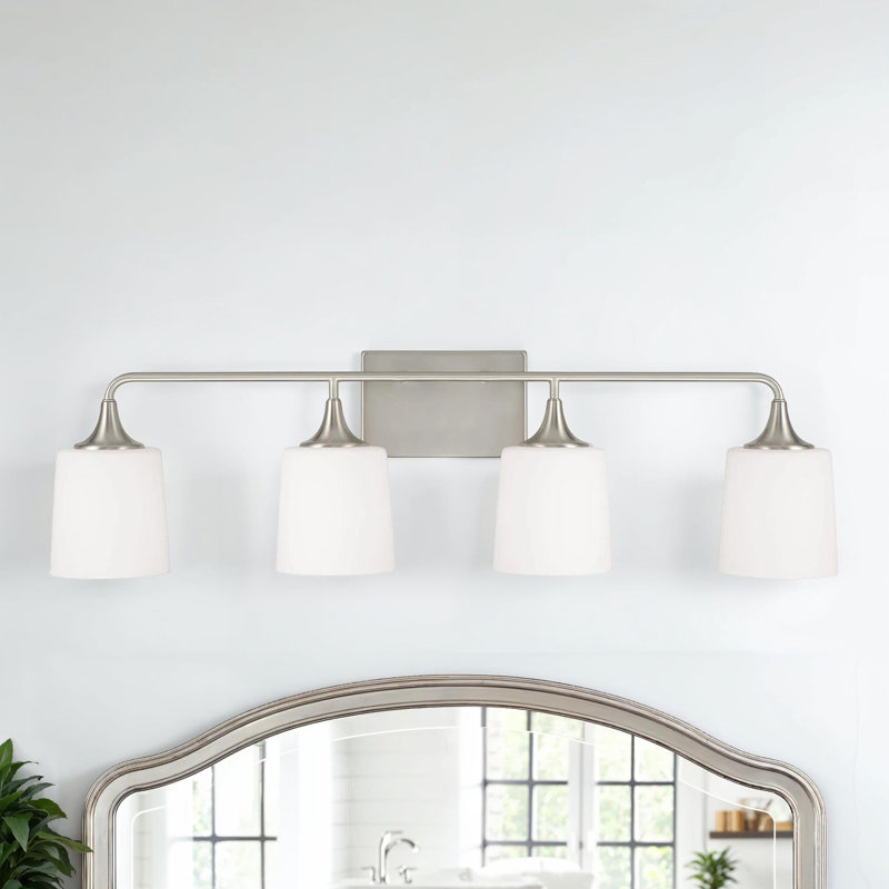 Newlyn 4 - Light Dimmable Vanity Light, Brush Nickel