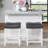 Mantello Marble Top Kitchen Island Set-1329825419
