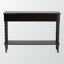 Console à 2 tiroirs Altha au fini noir avec pieds fuseaux, H 32,15 po x l 45,1 po x P 12,81 po-2079481937
