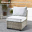 Ensemble de chaises de patio 3 pièces en osier avec accoudoirs et coussins multifonctionnels 3 pièces-956991839
