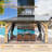12x14 FT Spacious Wood Gazebo with Perfect Drainage System, Double Roof Polycarbonate Canopy with Privacy Curtains & J-Hooks for Outdoor Patio, Garden, and Deck